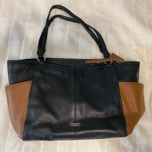Two Tone Coach Bag